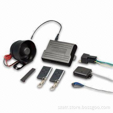 1-way Car Alarm System, Automatically Locks/Unlocks, with Keyless Rearming Function